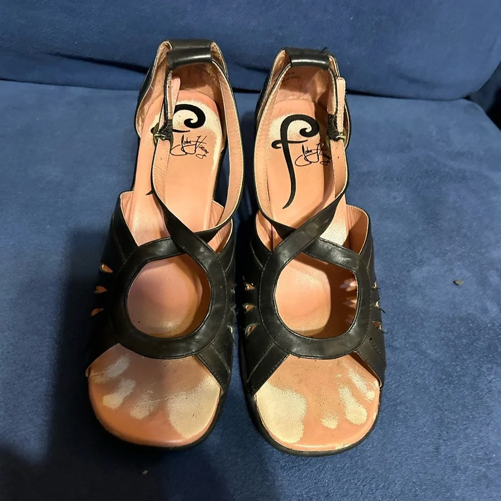 John Fluevog size 8 heeled sandals. - Picture 1 of 4